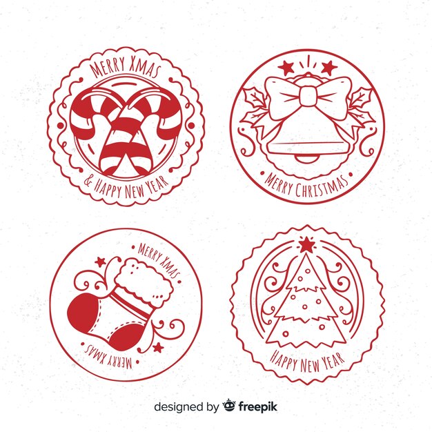 Colección de sellos de navidad