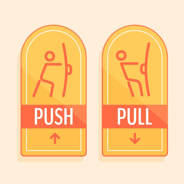 Colección de señales push-pull