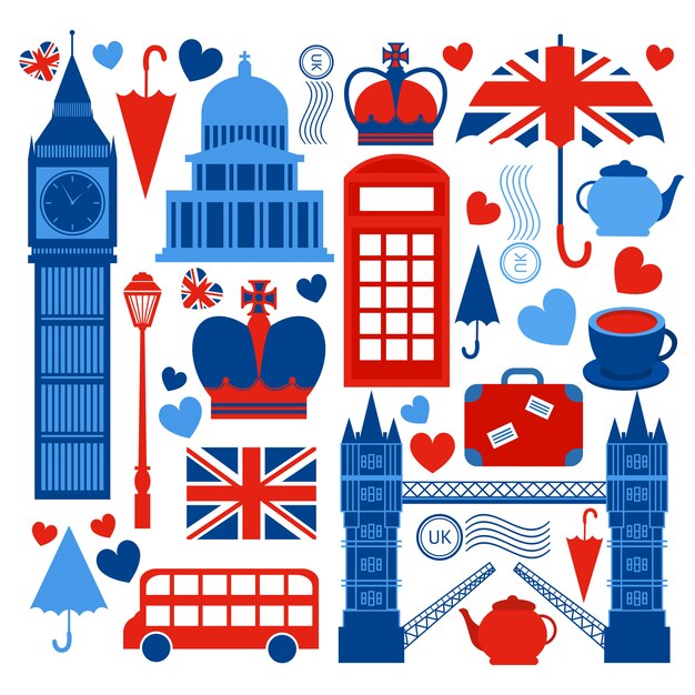 Colección de símbolos de londres