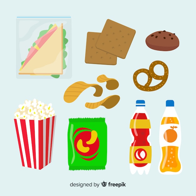 Colección de snacks