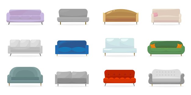 Colección de sofás contemporáneos
