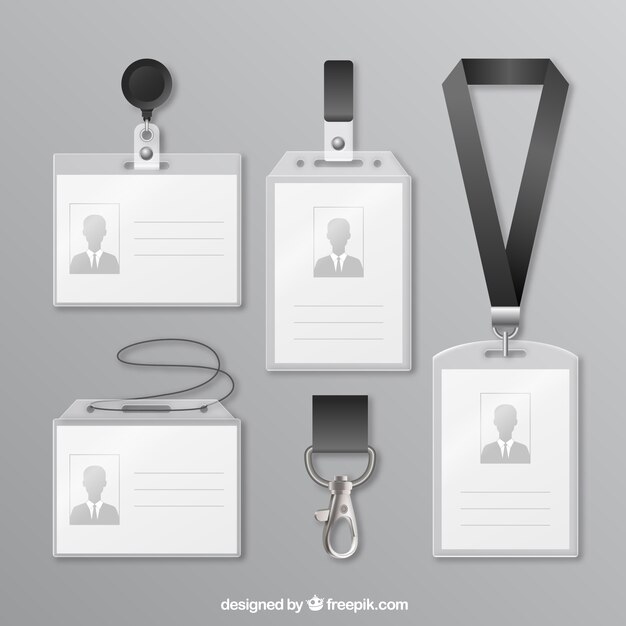 Colección de tarjetas de identificación