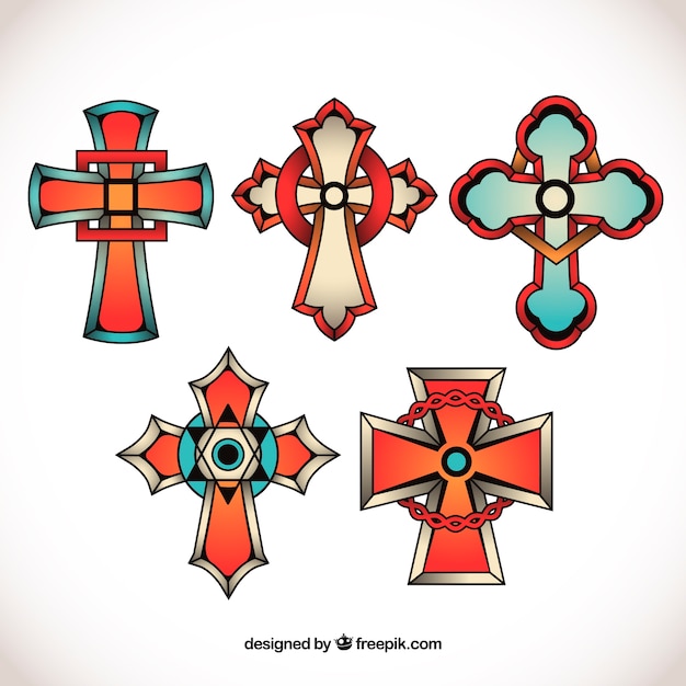 Colección de tatuajes de cruces