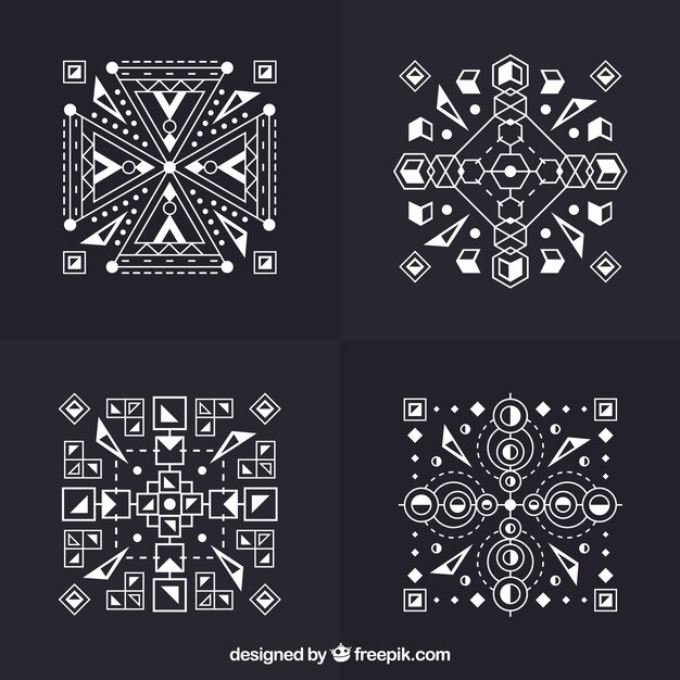 Colección de tatuajes decorativos