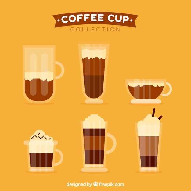 Colección de tazas de café