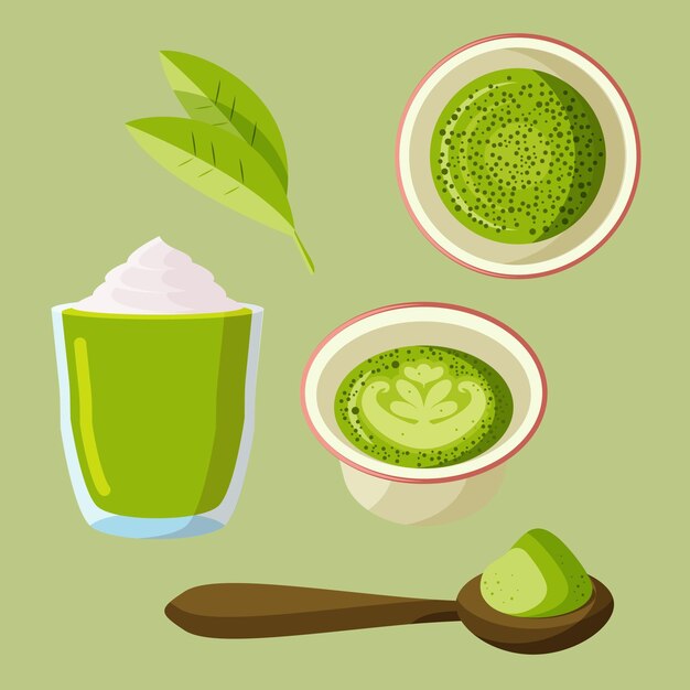 Colección de té matcha