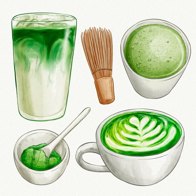 Colección de té matcha