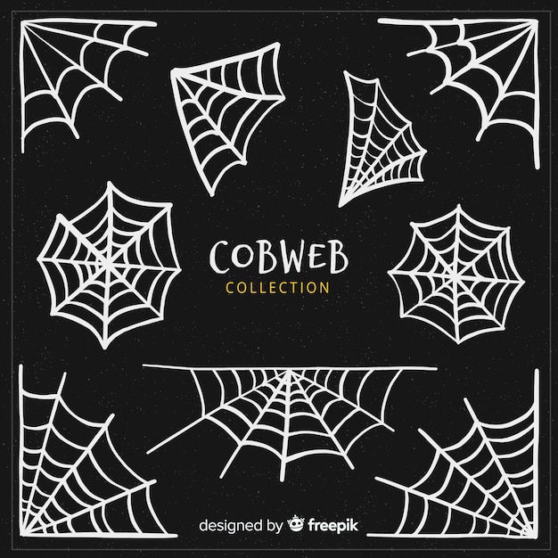 Colección de telarañas de halloween