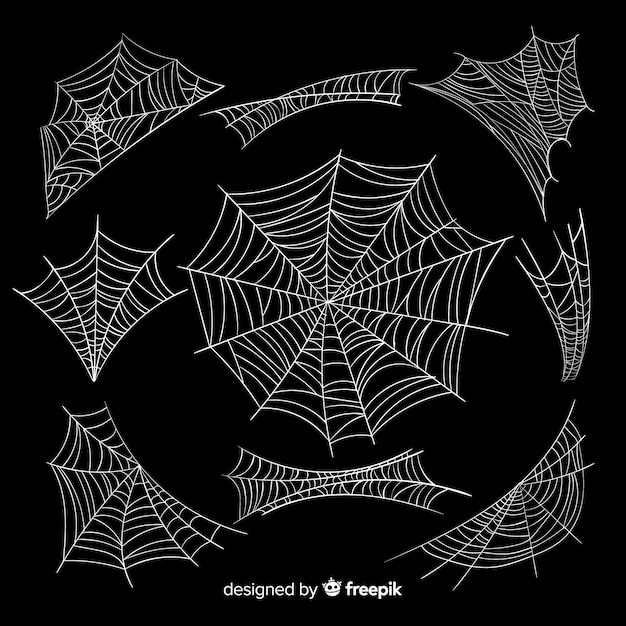 Colección de telarañas de halloween