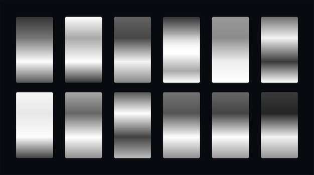 colección de telón de fondo de textura de color gris brillante para kit de interfaz de usuario o UX