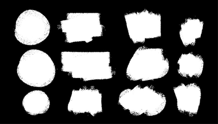 Vector gratuito colección de tetures grunge blanco