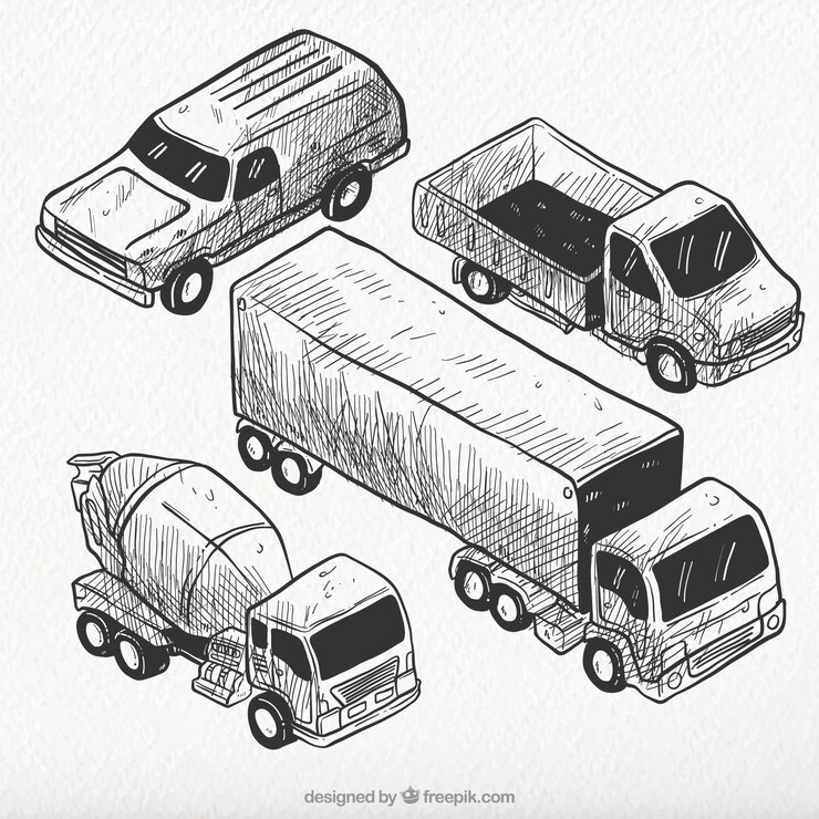 Vector gratuito colección vintage de vehículos isométricos