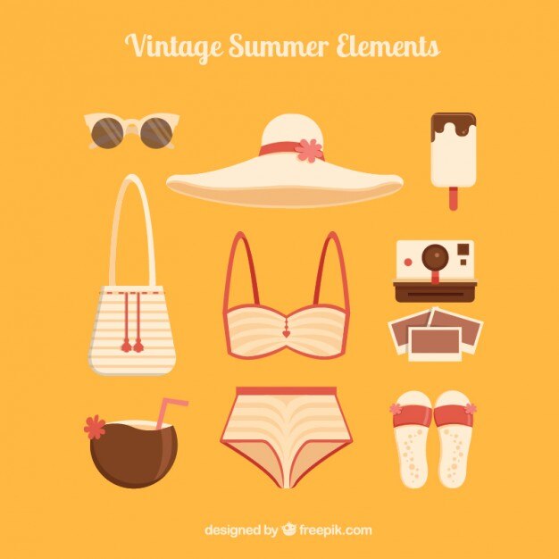 Colección vintage de verano