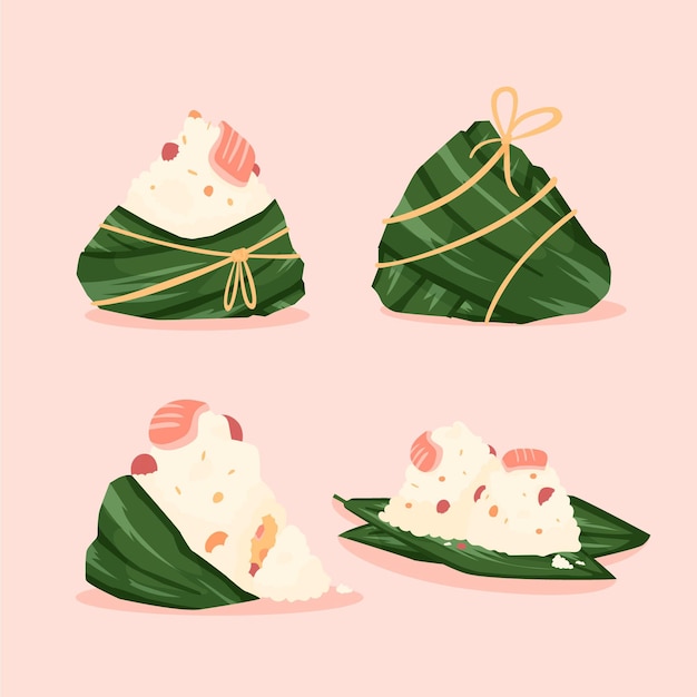 Colección de zongzi del barco del dragón