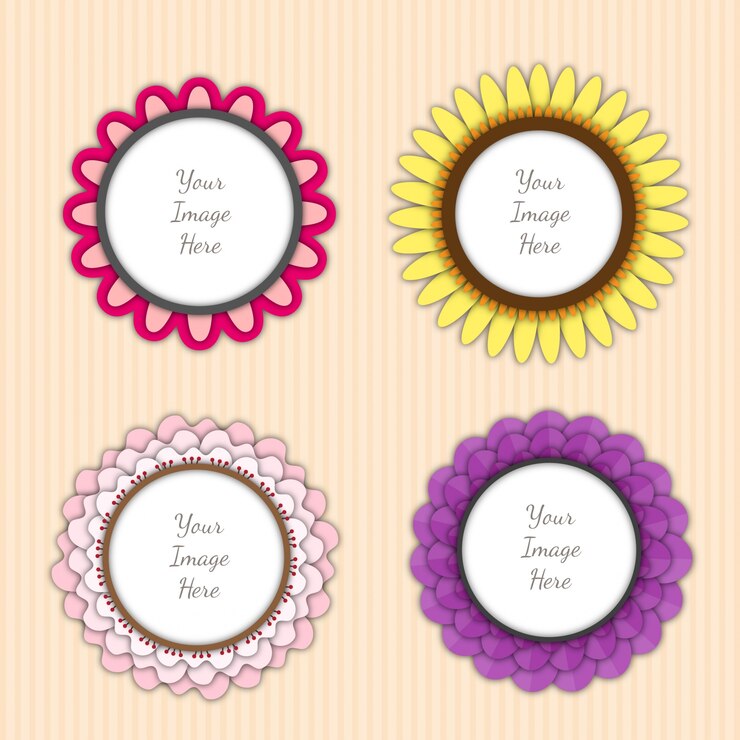 Vector gratuito collage de flores