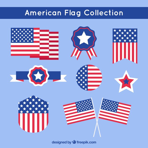 Colleción de bandera americana