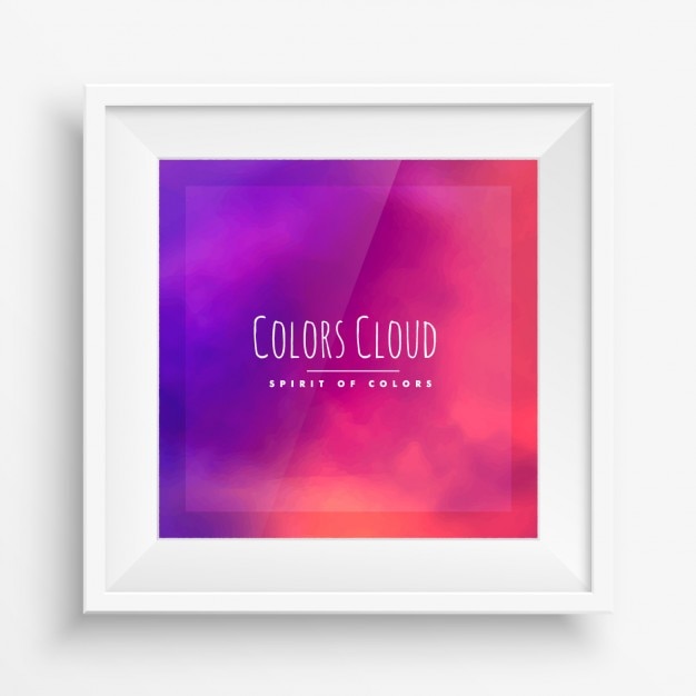 Colores abstractos nube