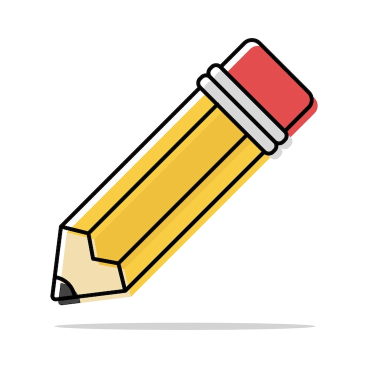 Vector gratuito colores de desplazamiento del lápiz