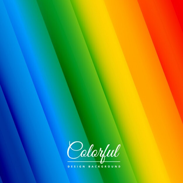 Colores de fondo del arco iris