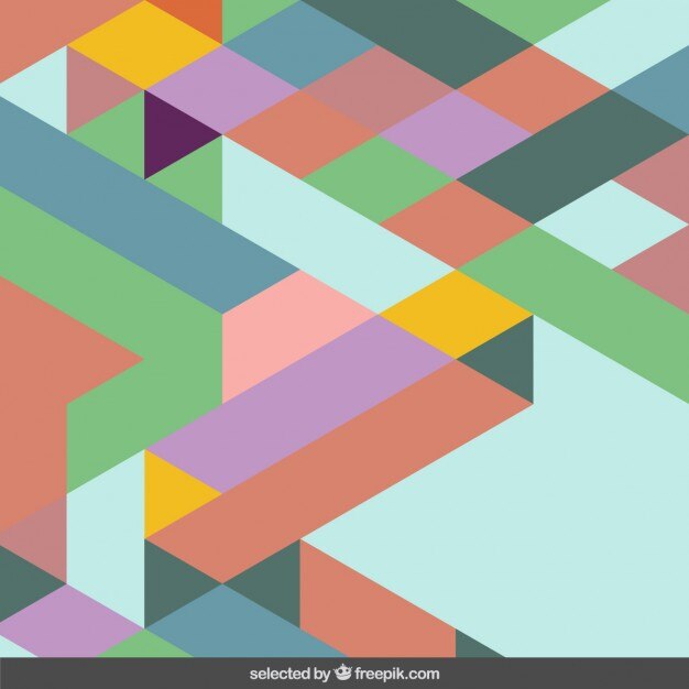Los colores pastel Fondo geométrico
