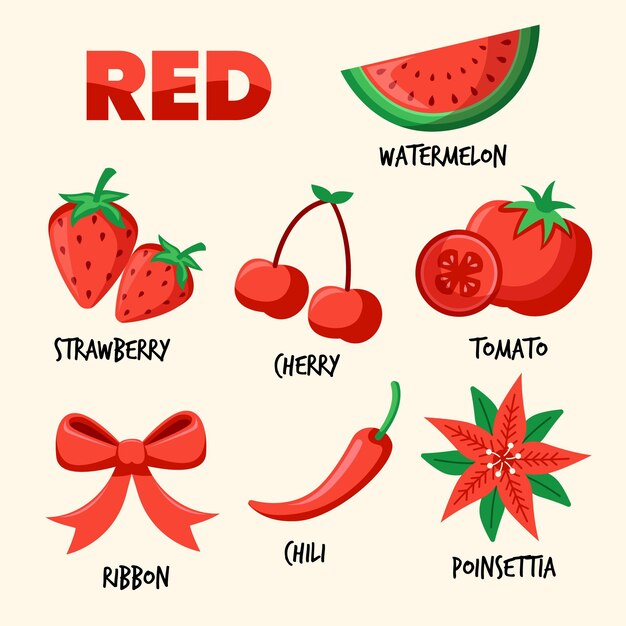 Colores y vocabulario en inglés