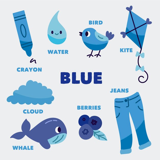 Colores y vocabulario en inglés