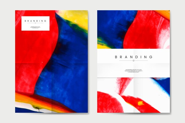 Colorido cartel conjunto