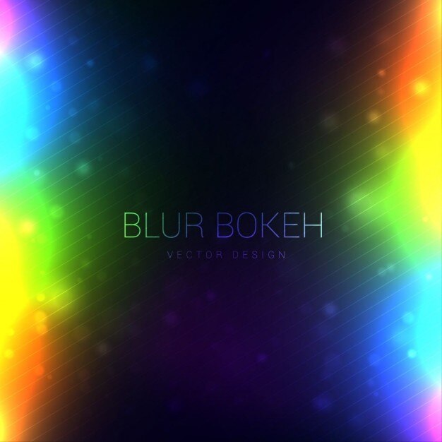 colorido diseño de fondo bokeh limpio
