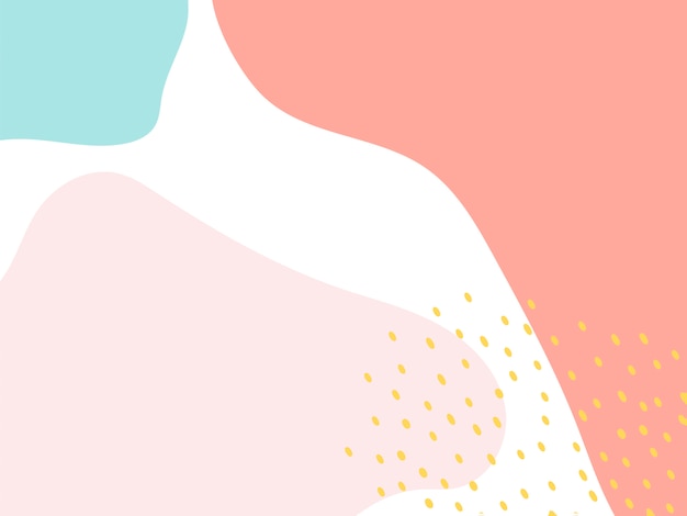 El colorido fondo de diseño de Memphis