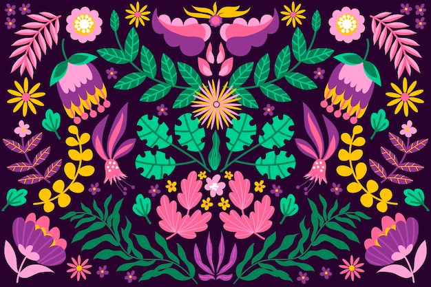 Colorido fondo mexicano