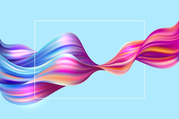 Colorido fondo de pantalla de flujo dinámico