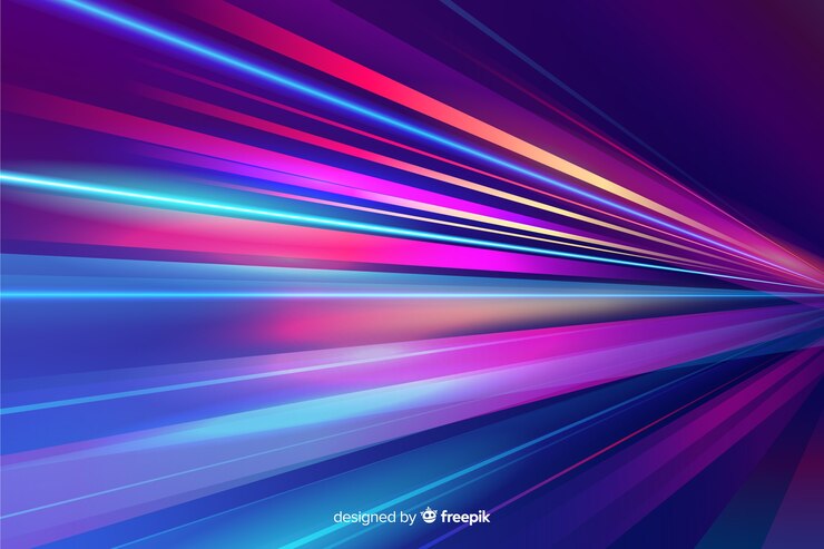 Vector gratuito el colorido fondo de la pista de luz de neón