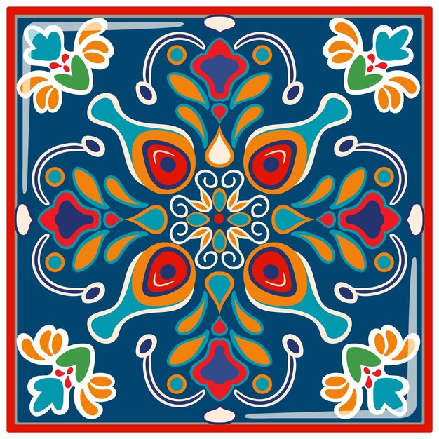El colorido patrón de los azulejos mexicanos