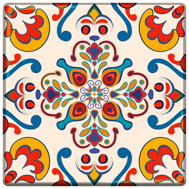 El colorido patrón de los azulejos mexicanos
