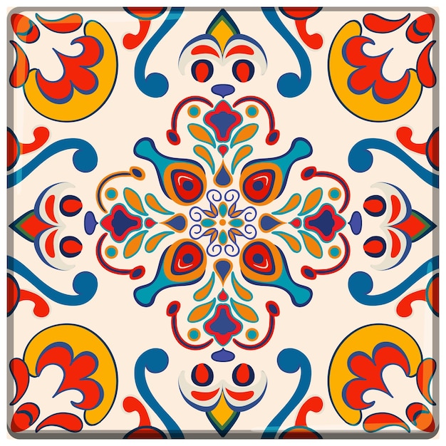 El colorido patrón de los azulejos mexicanos