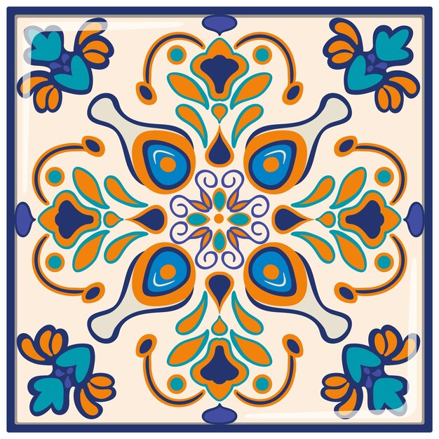El colorido patrón de los azulejos mexicanos