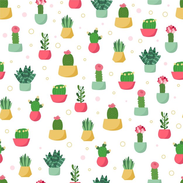 El colorido patrón del cactus