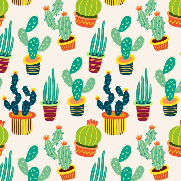 El colorido patrón del cactus