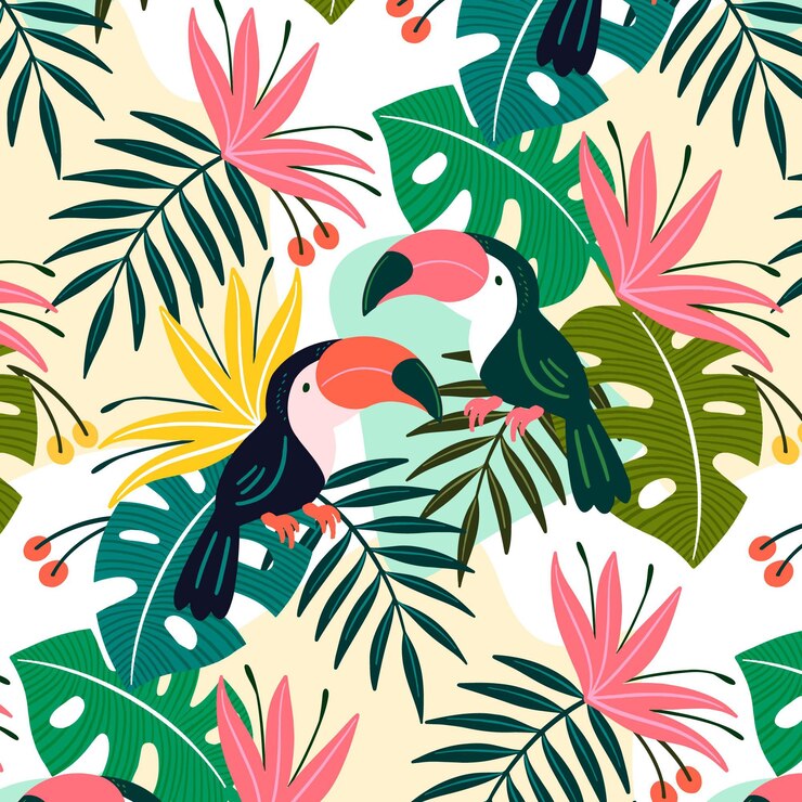 Vector gratuito el colorido patrón de verano