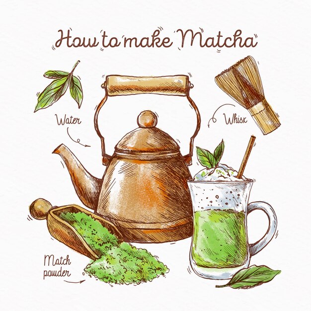 Cómo hacer té matcha