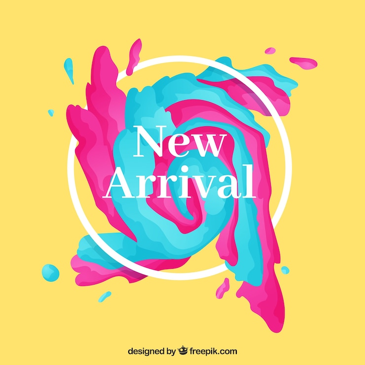 Vector gratuito composición abstracta de nueva temporada con diseño plano