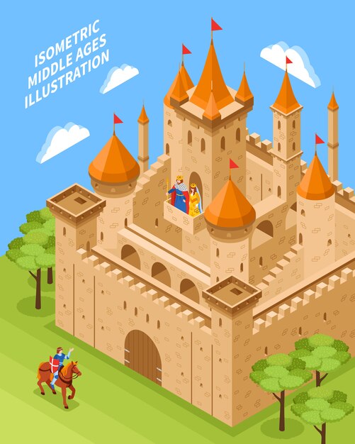 Composición del castillo real