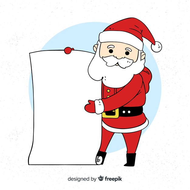 Vector gratuito composición colorida de navidad con estilo adorable