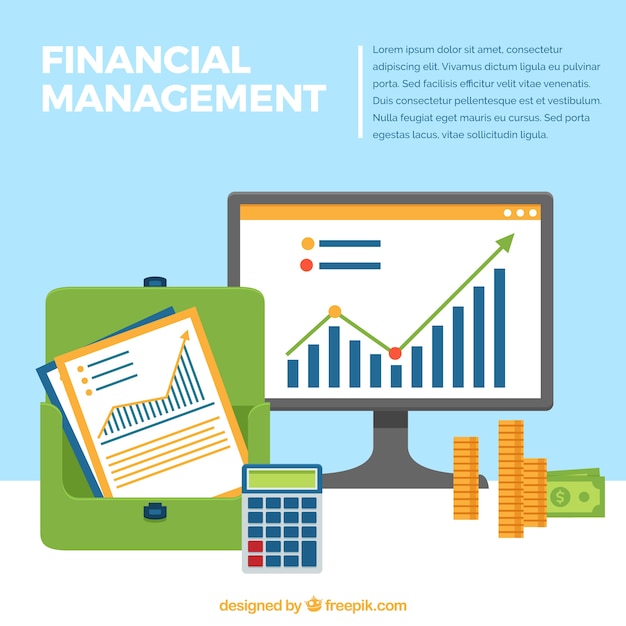 Composición de finanzas con gráficos