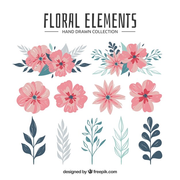 Composición floral adorable