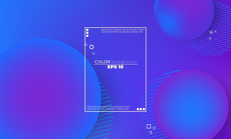 Vector gratuito composición de formas de degradado de fondo geométrico mínimo aplicable para tarjeta de regalo póster en la página de destino de la plantilla de póster de pared ui ux coverbook baner redes sociales publicadas
