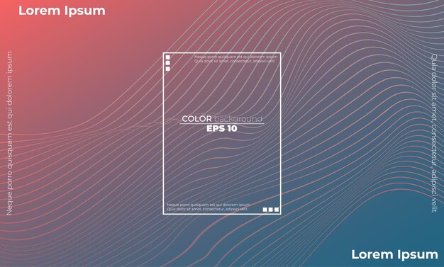 Composición de formas de degradado de fondo geométrico mínimo Aplicable para tarjeta de regalo Póster en la página de destino de la plantilla de póster de pared ui ux coverbook baner redes sociales publicadas