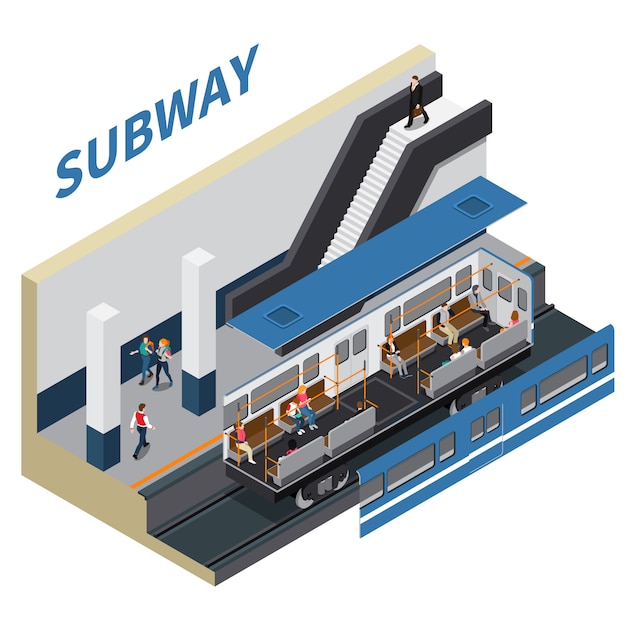 Composición isométrica del metro