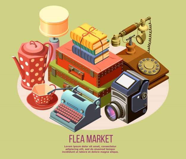 Composición del mercado de pulgas