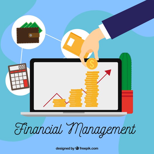 Composición moderna de gestión financiera